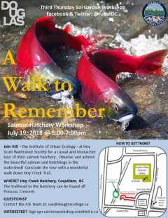 A Walk To Remember - Hoy Creek Salmon Hatchery Tour Poster